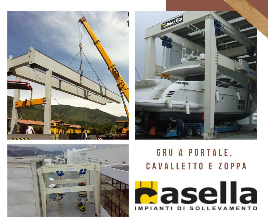 Gru a Portale, a Cavalletto e Zoppa: soluzioni Casella per ogni esigenza